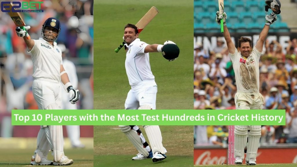 The All-Time Leaders for Centuries in Test Matches