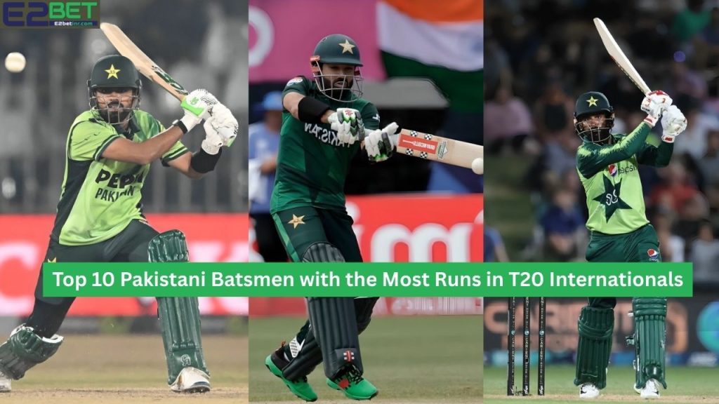 The most successful Pakistani batters in terms of T20 International runs