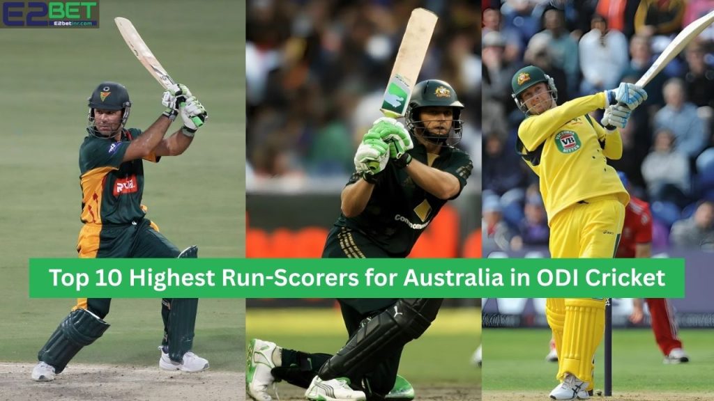 Australia's most successful run-scorers in ODI cricket