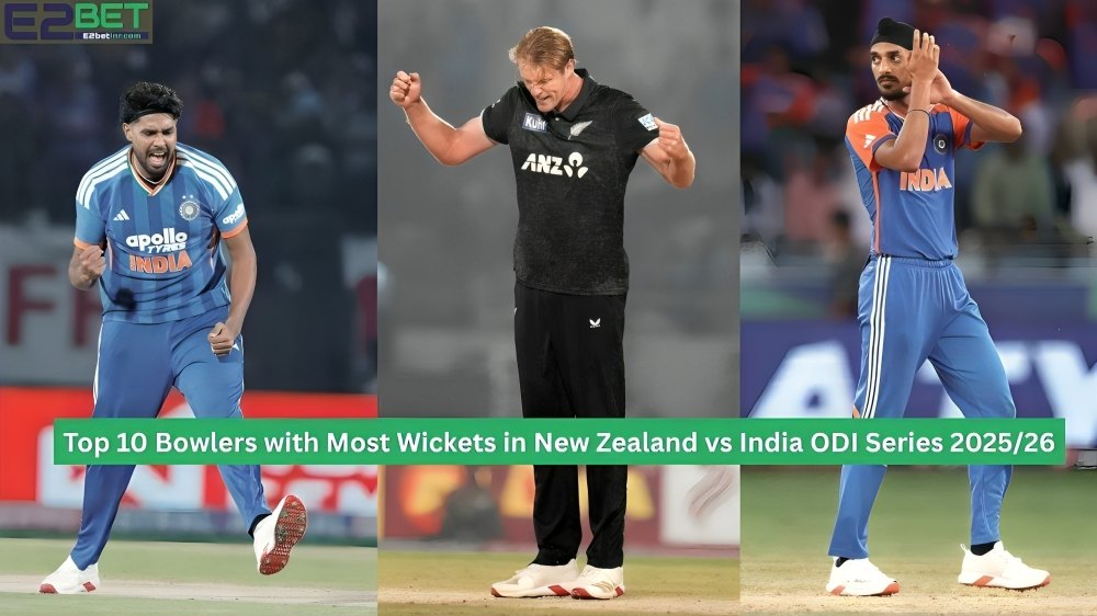 Leading wicket-takers from the India vs New Zealand ODI series of 2025/26