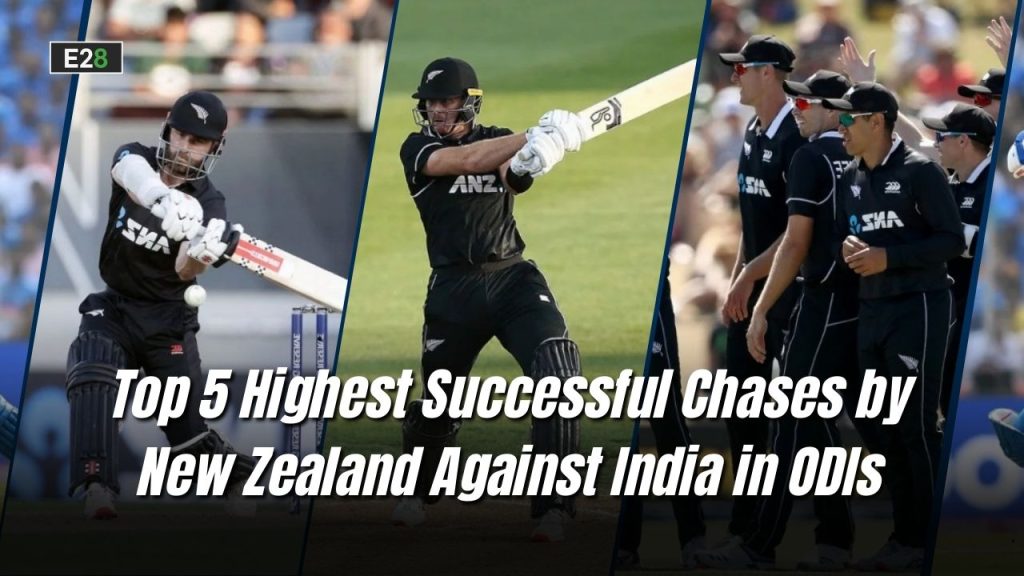 New Zealand's Biggest Successful Run Chases Against India in ODI Cricket