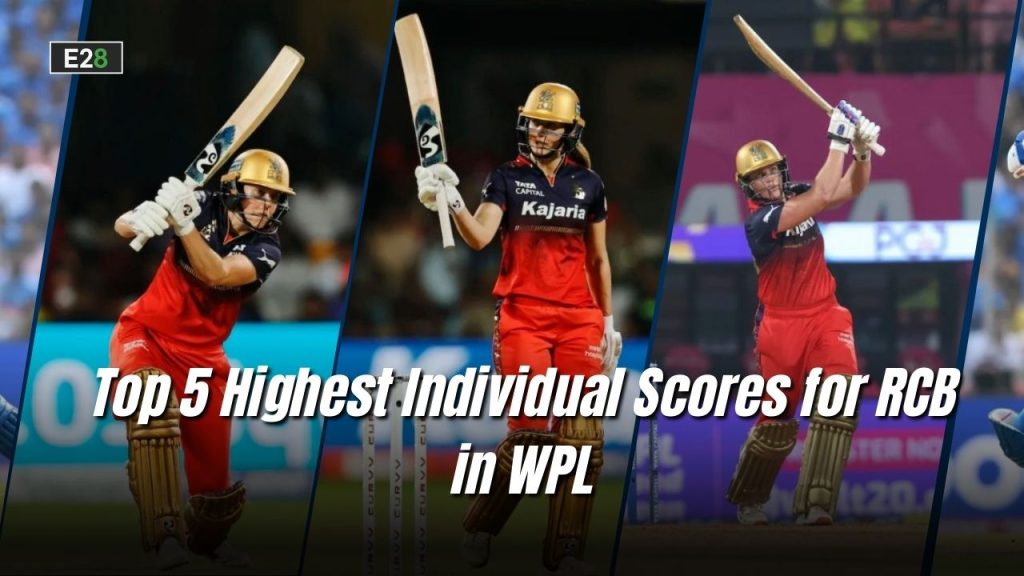RCB's Best Individual Batting Efforts in the WPL